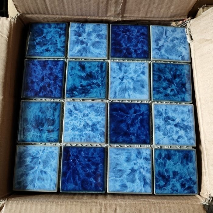 Mosaic Tile Kolam Renang Turquoise
